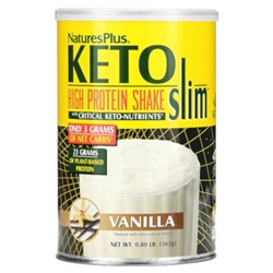 NaturesPlus Keto Slim, High Protein Shake, Vanilla, 0.8 lb (363 g)