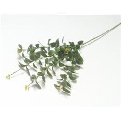 Искусственные цветы, Ветка зелени с листом розы (1010237) зеленый