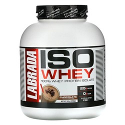 Labrada Nutrition ISO Whey, 100% Whey Protein Isolate, Chocolate, 5 lb (2268 g)