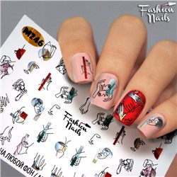 Fashion Nails, Слайдер-дизайн M246