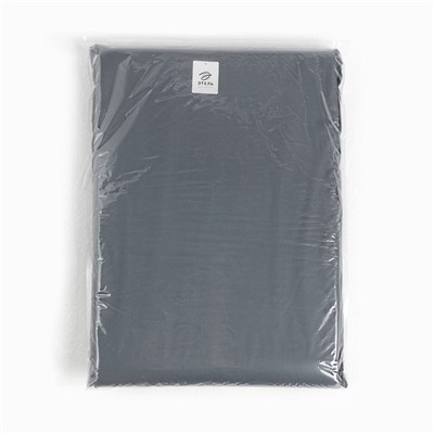 Подушка на шезлонг Этель 55х190+2 см, цвет графитовый, оксфорд с ВМГО, 100% полиэстер