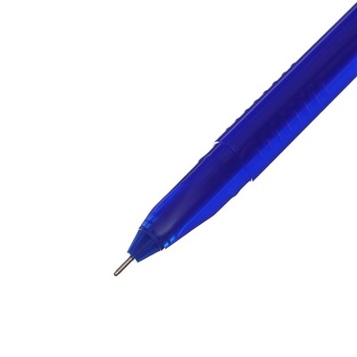 Ручка со стирающими чернилами гелевая Berlingo Apex E, 0.5 мм, трехгранная, чернила синие