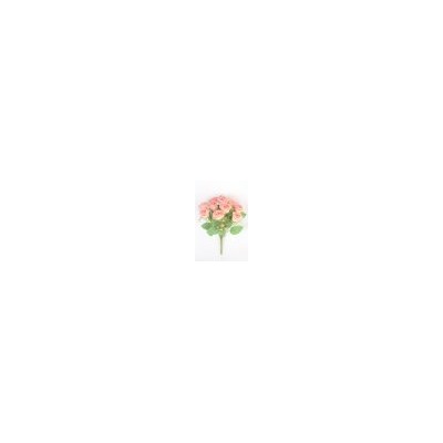 Искусственные цветы, Ветка в букете бутон роз 10 голов (1010237)