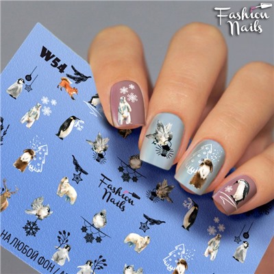 Fashion Nails, Слайдер-дизайн W54