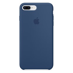 Силиконовый чехол для iPhone 7 Plus / 8 Plus тёмный кобальт (Blue Cobalt)