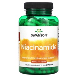 Swanson Niacinamide, 250 mg, 250 Capsules