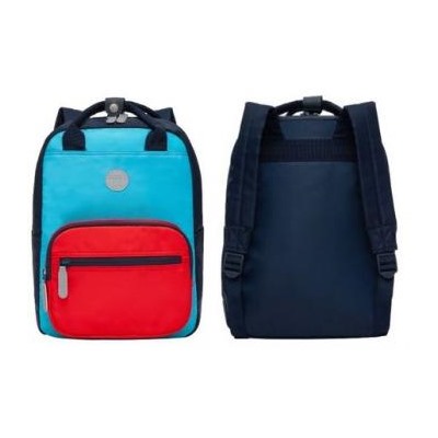 Рюкзак-сумка молодежный RXL-226-2/1 синий - голубой 27х38х15 см GRIZZLY {Россия}