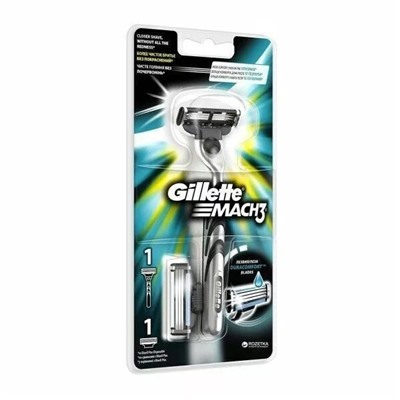 Станок для бритья Gillette Mach3 (2 сменных лезвия)