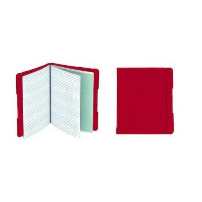 Тетрадь со сменным блоком 48л х 2 клетка пластиковая обложка на резинке съемная "DoubleBook. Красный" ТПДБ596128 Эксмо {Китай}