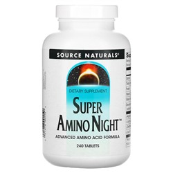 Source Naturals Super Amino Night, 240 Tablets