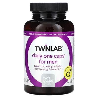 Twinlab Daily One Caps, For Men, 60 Capsules