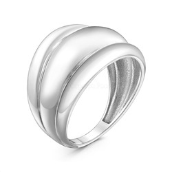 Кольцо женское из серебра родированное К-5015-Р