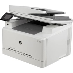 МФУ, лаз цв печать HP LaserJet Pro M283fdw,600x600 dpi, 21 стр/мин(цв/чб), А4, Wi-Fi, белый