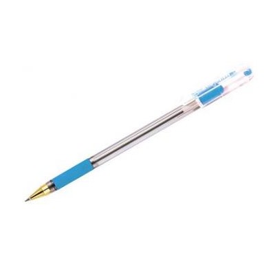 Ручка шариковая MC GOLD голубая 0.5мм BMC-12 MunHwa {Корея}
