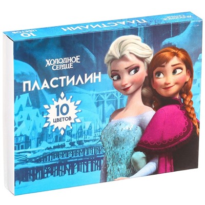 Пластилин 10цв 150г Холодное сердце