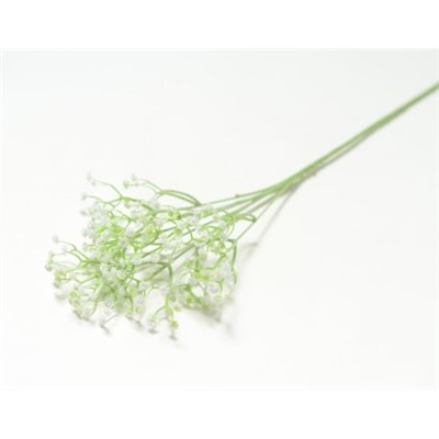 Искусственные цветы, Ветка гипсофила 5 веток (1010237) белый