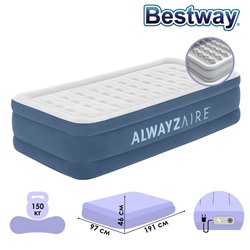 Кровать надувная AlwayzAire Twin со встроенным двойным насосом 191 x 97 x 46 см 6713P
