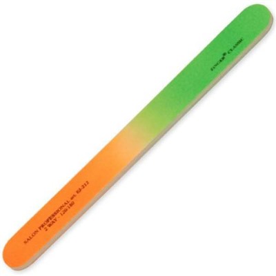 Пилка для ногтей зелено-оранжевая EJ-212