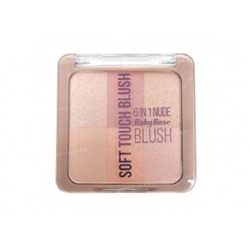 RUBY ROSE Палетка румян Soft touch Blush, НВ-6109-1