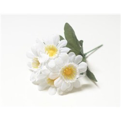 Искусственные цветы, Ветка в букете садилка ромашки (1010237) белый