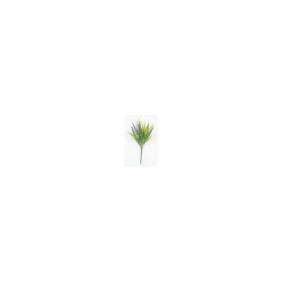 Искусственные цветы, Ветка в букете зелени колос 7 веток (1010237)