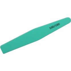 Пилочка-баф для ногтей WS-1121 Weisen зеленая, 100/180, 18 см