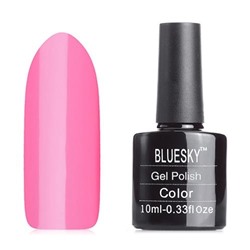 SHELLAC BLUESKY 19 СВЕТЛО-РОЗОВЫЙ НЕОН, ЯРКИЙ, ПЛОТНЫЙ, МАТОВЫЙ.