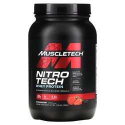 Muscletech Nitro-Tech, Whey Protein, Strawberry, 2.2 lbs (998 g)