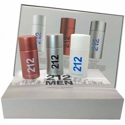 Подарочный набор Carolina Herrera 212 Men 3x30 ml