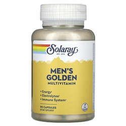 Solaray Men's Golden Multivitamin, 90 Capsules