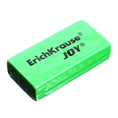 Ластик ErichKrause Joy, 50 х 22 х 12 мм, мягкий, гипоаллергенный, МИКС