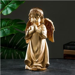 Фигура "Ангел в молитве", слоновая кость, 21х19х41см