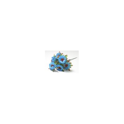 Искусственные цветы, Ветка в букете георгин на листе(разобранный) (1010237) микс