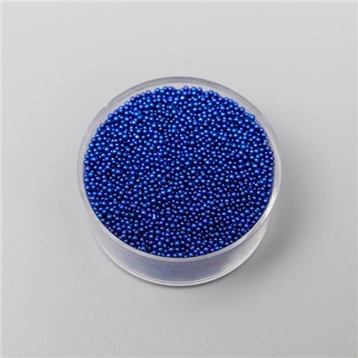 Микробисер стекло "Ночная синь" набор 10 гр