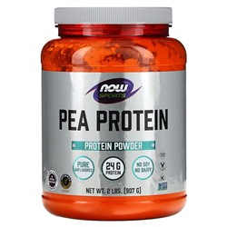 NOW Foods Sports, Pea Protein, Pure Unflavored, 2 lbs (907 g)