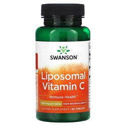 Swanson Liposomal Vitamin C, 1,000 mg, 60 Tablets
