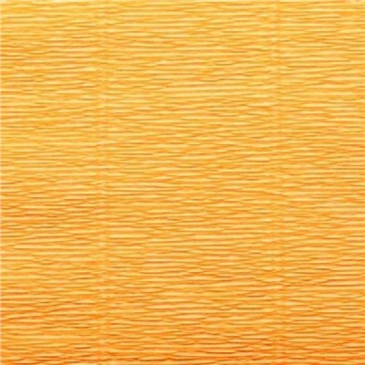 Бумага гофрированная 620976 светло-оранжевая Италия 50 см*2.5 м 140 г