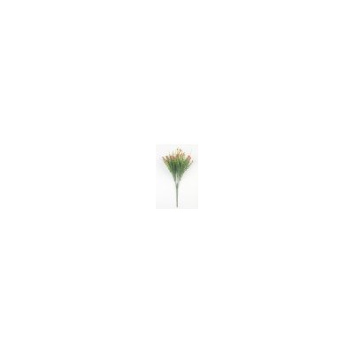 Искусственные цветы, Ветка в букете зелени с цветочками 5 веток (1010237)
