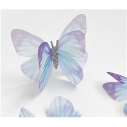 Бабочки шифоновые большие 5.5 см (10 шт) 171941