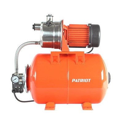 Насосная станция PATRIOT PW 1200-24 INOX 315302620, напор 32 м, 63 л/мин, бак 24 л, нерж.