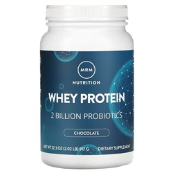 MRM Whey Protein, Chocolate, 2 Billion Probiotics, 2.02 lbs (917 g)