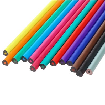 Цветные карандаши, 12 цветов, трехгранные, Гравити Фолз