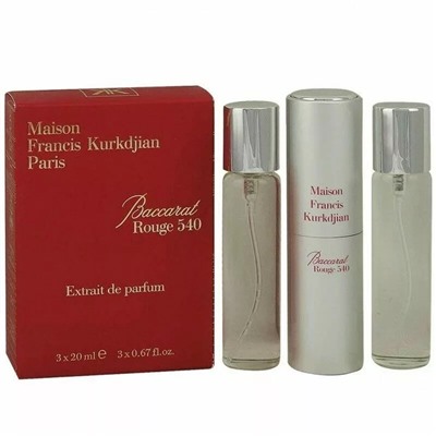 Maison Francis Kurkdjian 540 Rouge, edp., 3*20 ml