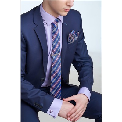 Набор: галстук, платок, запонки, зажим "Уверенность" SIGNATURE #787194