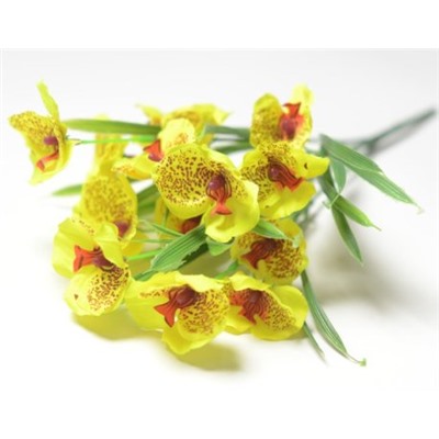 Искусственные цветы, Ветка в букете орхидея 5 веток (1010237)