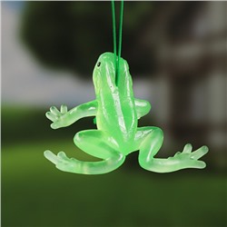 Светящаяся декоративная подвеска "Лягушка", 6 × 4.5 см