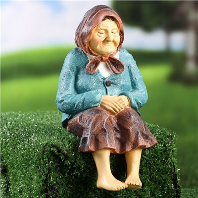 Садовая фигура "Бабушка" 11х13х20см