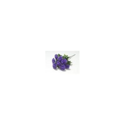 Искусственные цветы, Ветка в букете гвоздика 9 голов (1010237) микс
