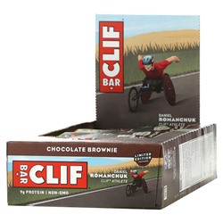 Clif Energy Bar, Chocolate Brownie, 12 Bars, 2.40 oz (68 g) Each