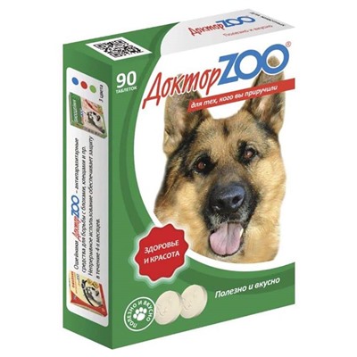 Доктор ЗОО для собак протеин +Lкарнитином, 90 таблеток 251АГ